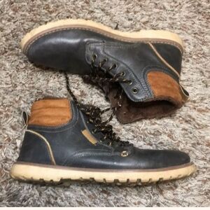 Timberland Black and Tan Men's Boots